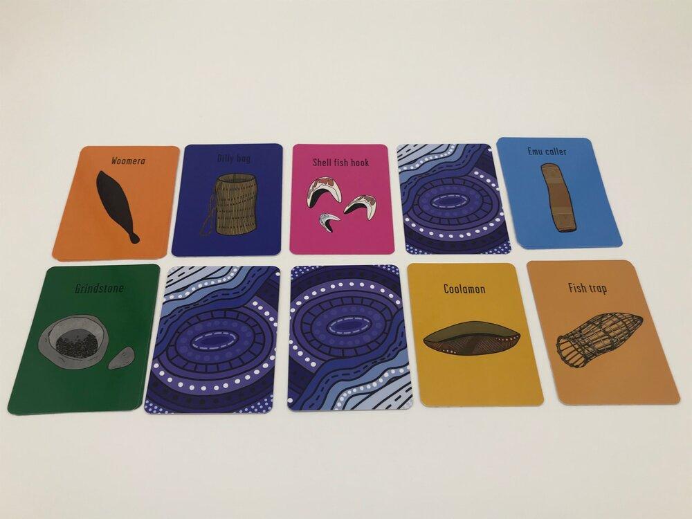 Aboriginal Tools Memory Card Game