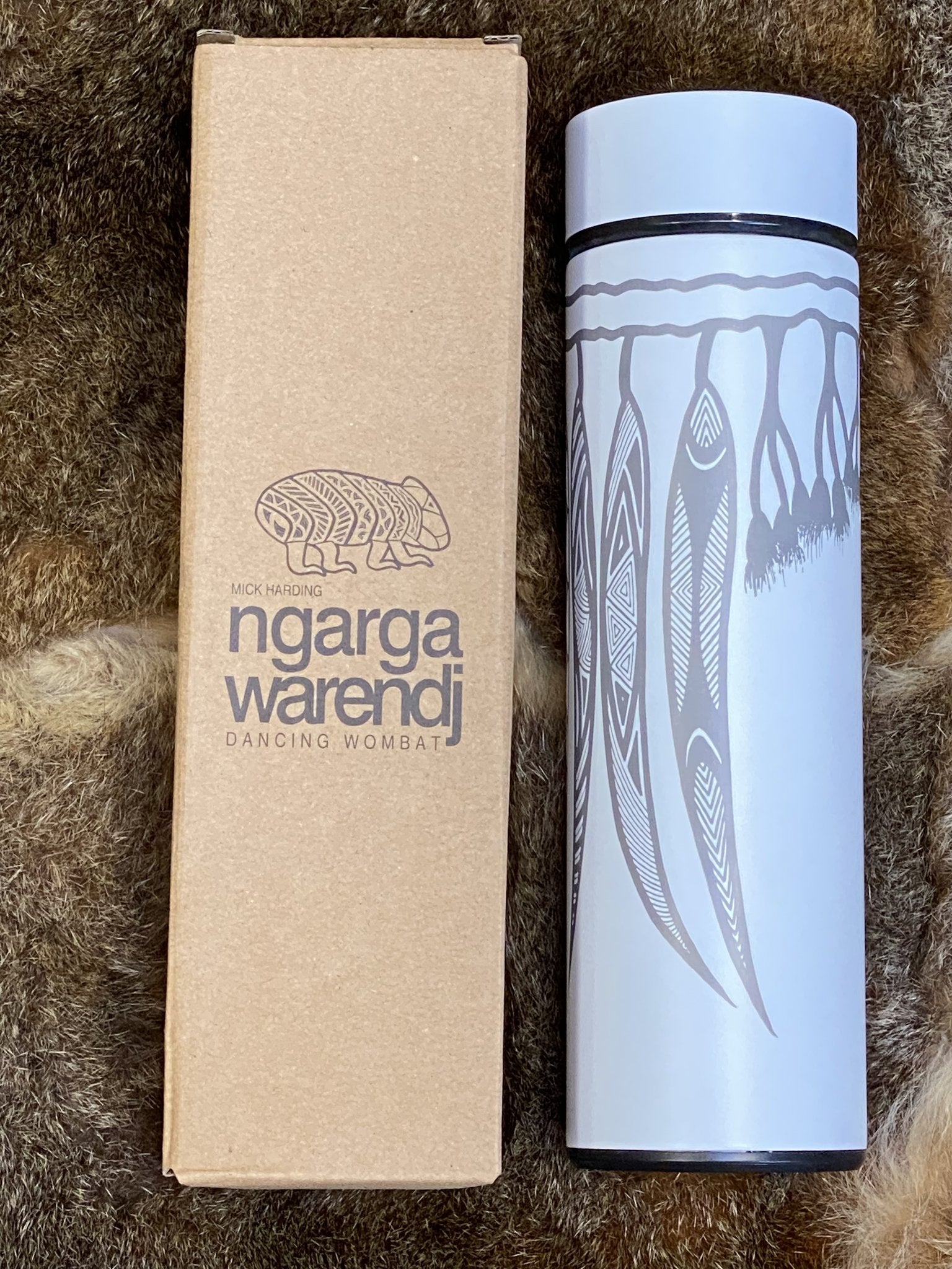Insulated Stainless Steel Bottle with Infuser by Ngarga Warendj