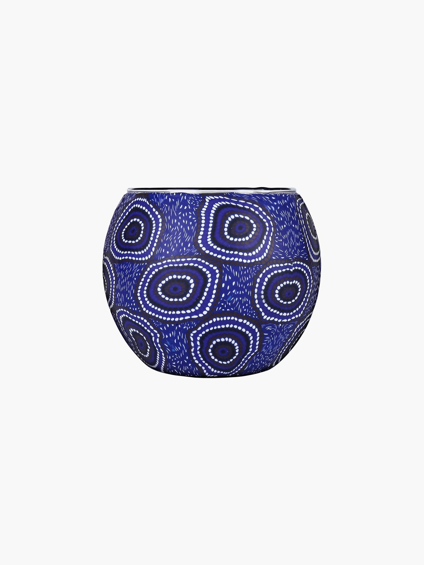 close up of desert waterholes tea light candle holder