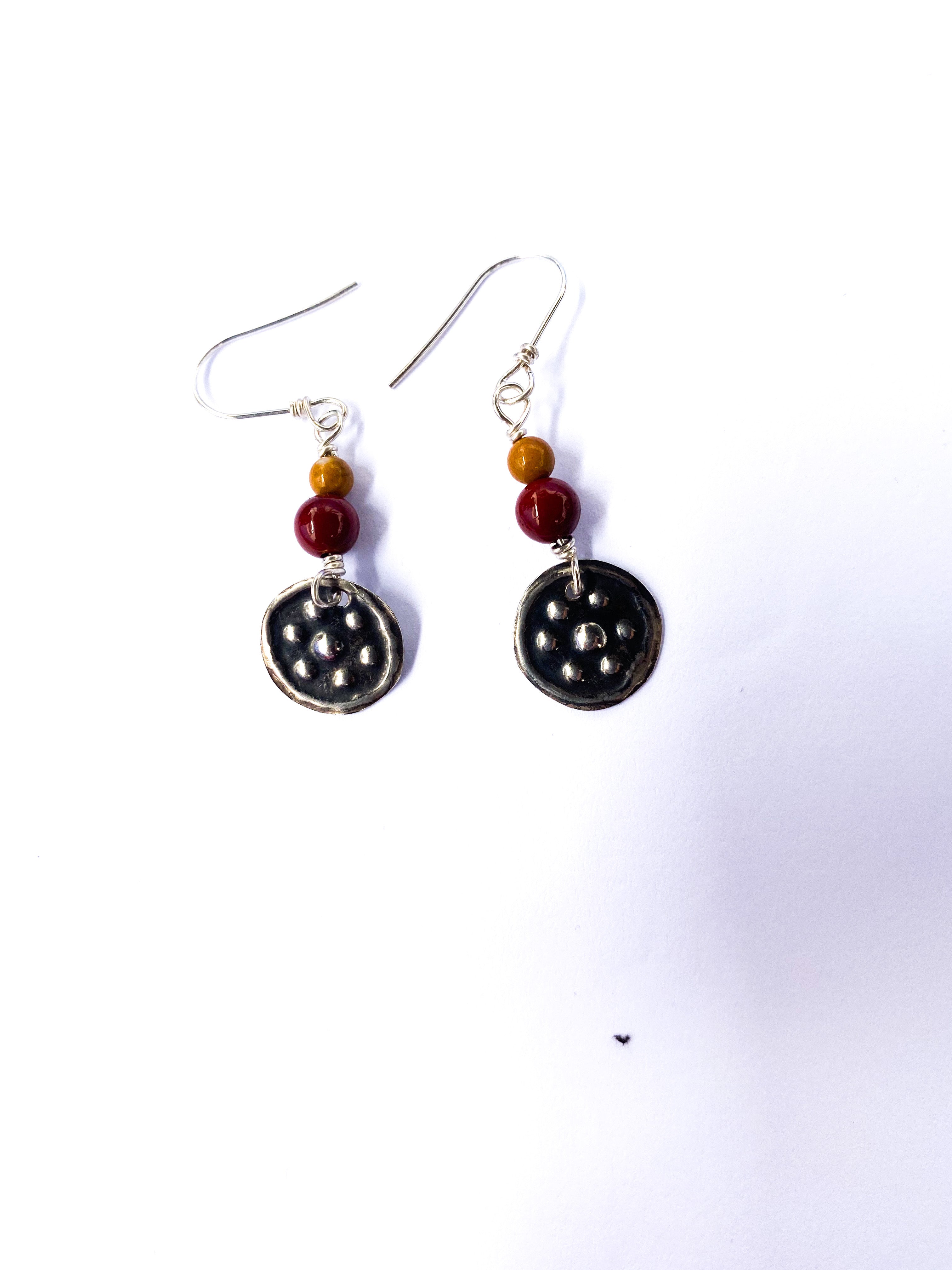 "Stars" Miima, Giralang Sterling Silver and Mookaite by Sonia Pallett