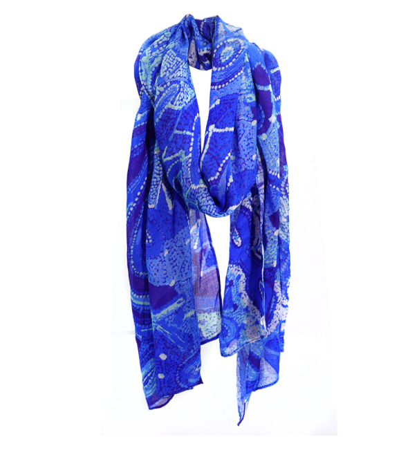 Organic Cotton Scarf by Theo Nangala Hudson
