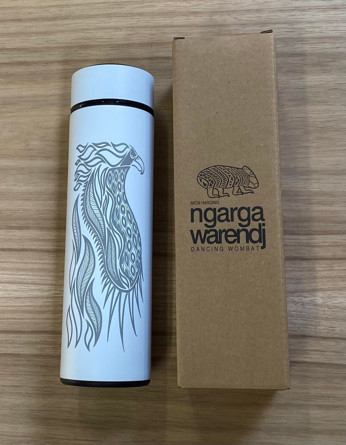 Insulated Stainless Steel Bottle with Infuser by Ngarga Warendj