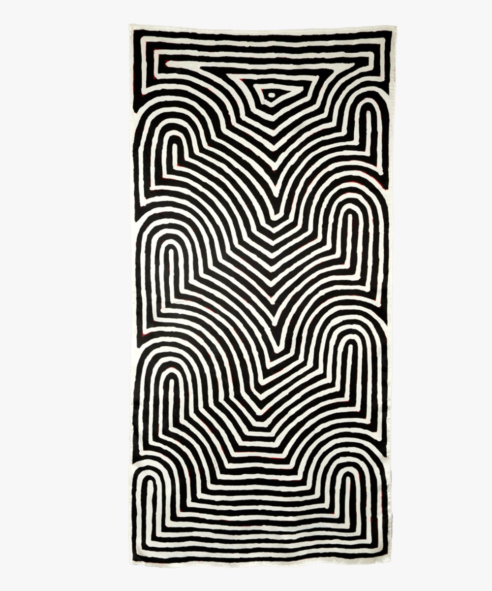 Untitled Scarf By Aubrey Tjangala x One of Twelve