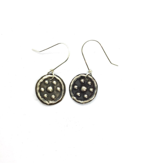 "Stars" Miima, Giralang Sterling Silver Earrings by Sonia Pallett