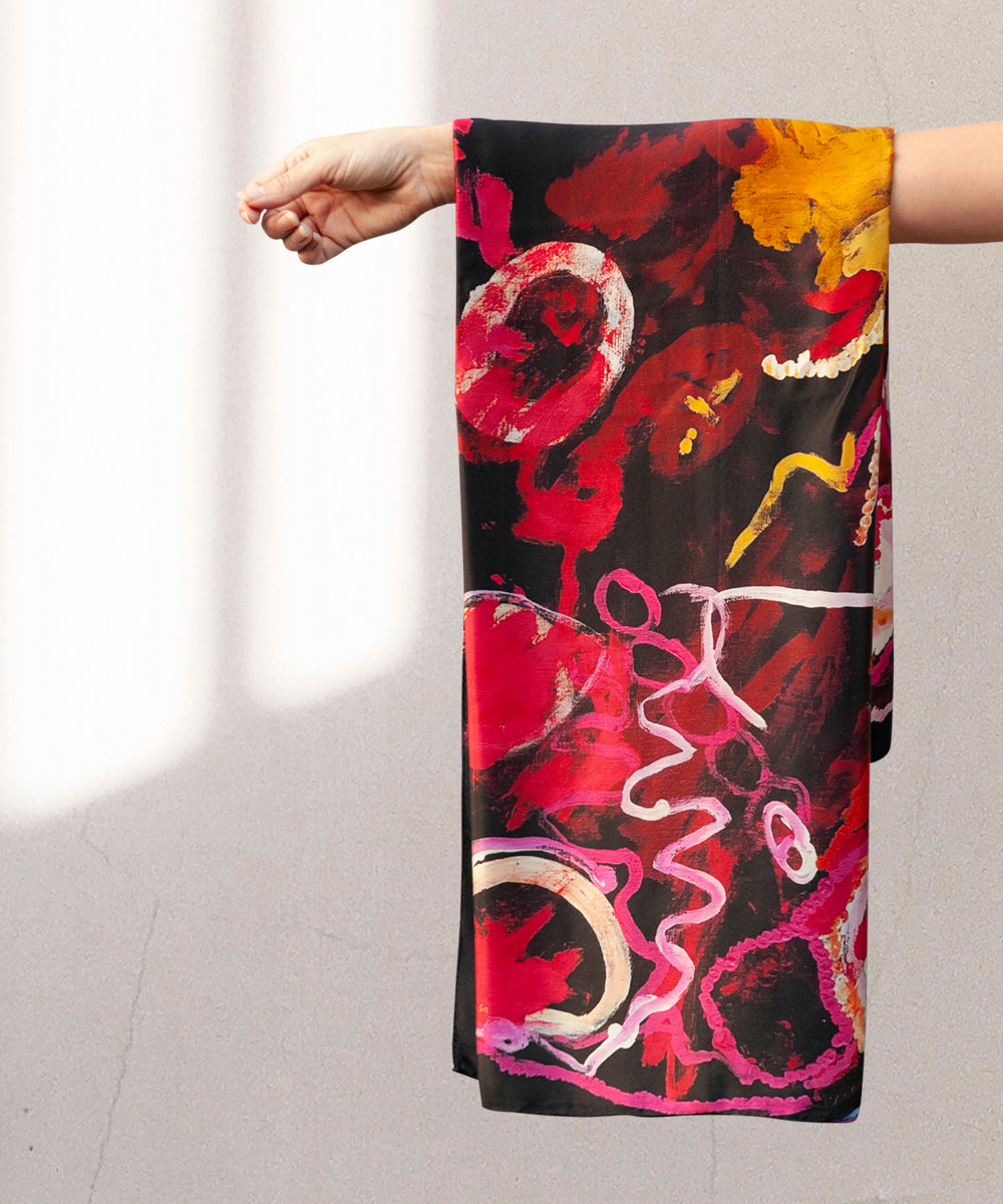 Papa Tjukurpa Scarf By Jimmy Donegan x One Of Twelve