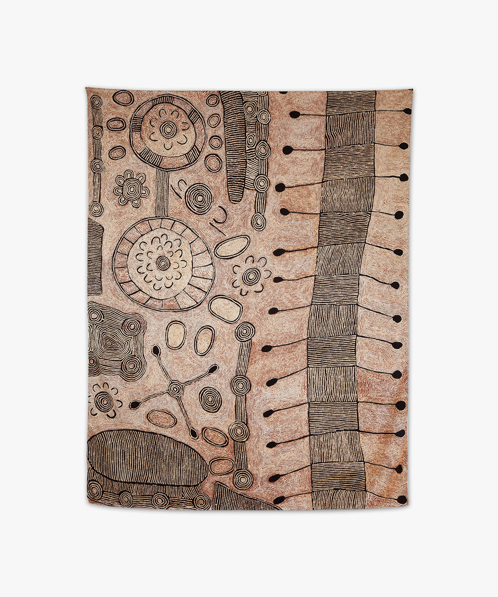 Untitled Scarf By Yalti Napangati x One of Twelve
