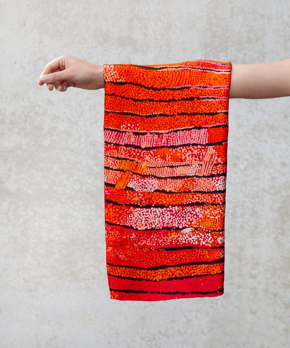 Untitled Scarf By Naata Nungurrayi x One of Twelve