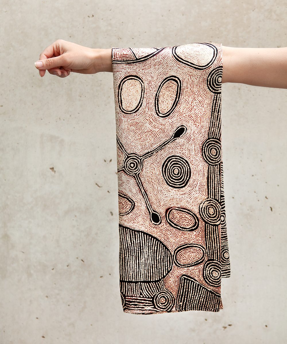 Untitled Scarf By Yalti Napangati x One of Twelve