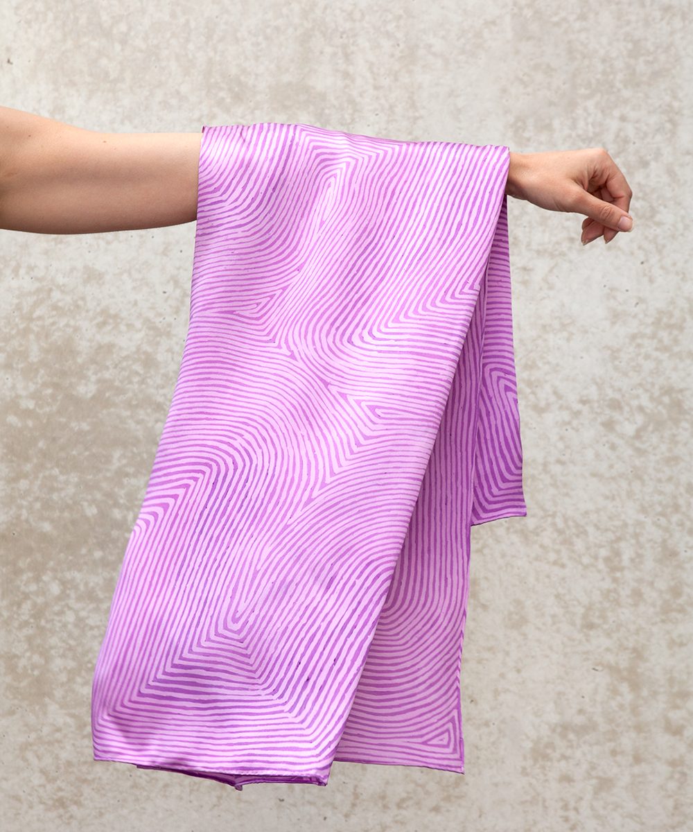 Untitled Scarf By George Tjungurrayi x One of Twelve