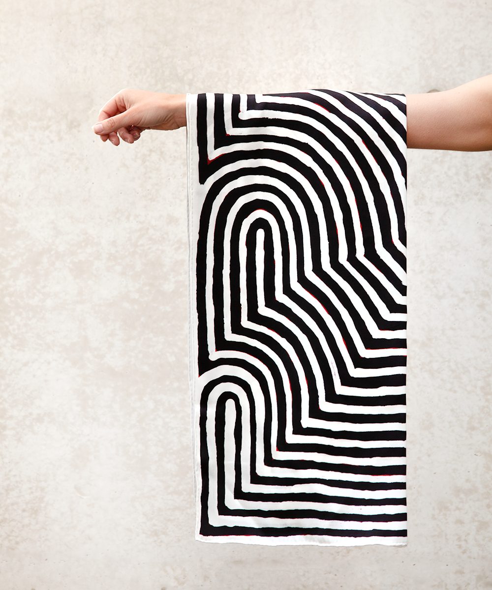 Untitled Scarf By Aubrey Tjangala x One of Twelve