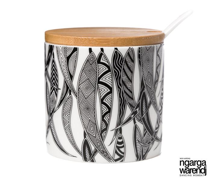 Close up of Mick Harding sugar bowl