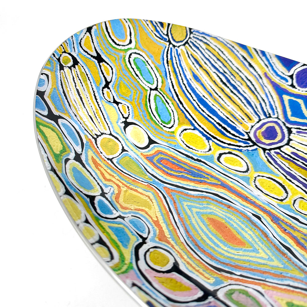 Mina Mina Boat Bowl by Judy Napangardi Watson