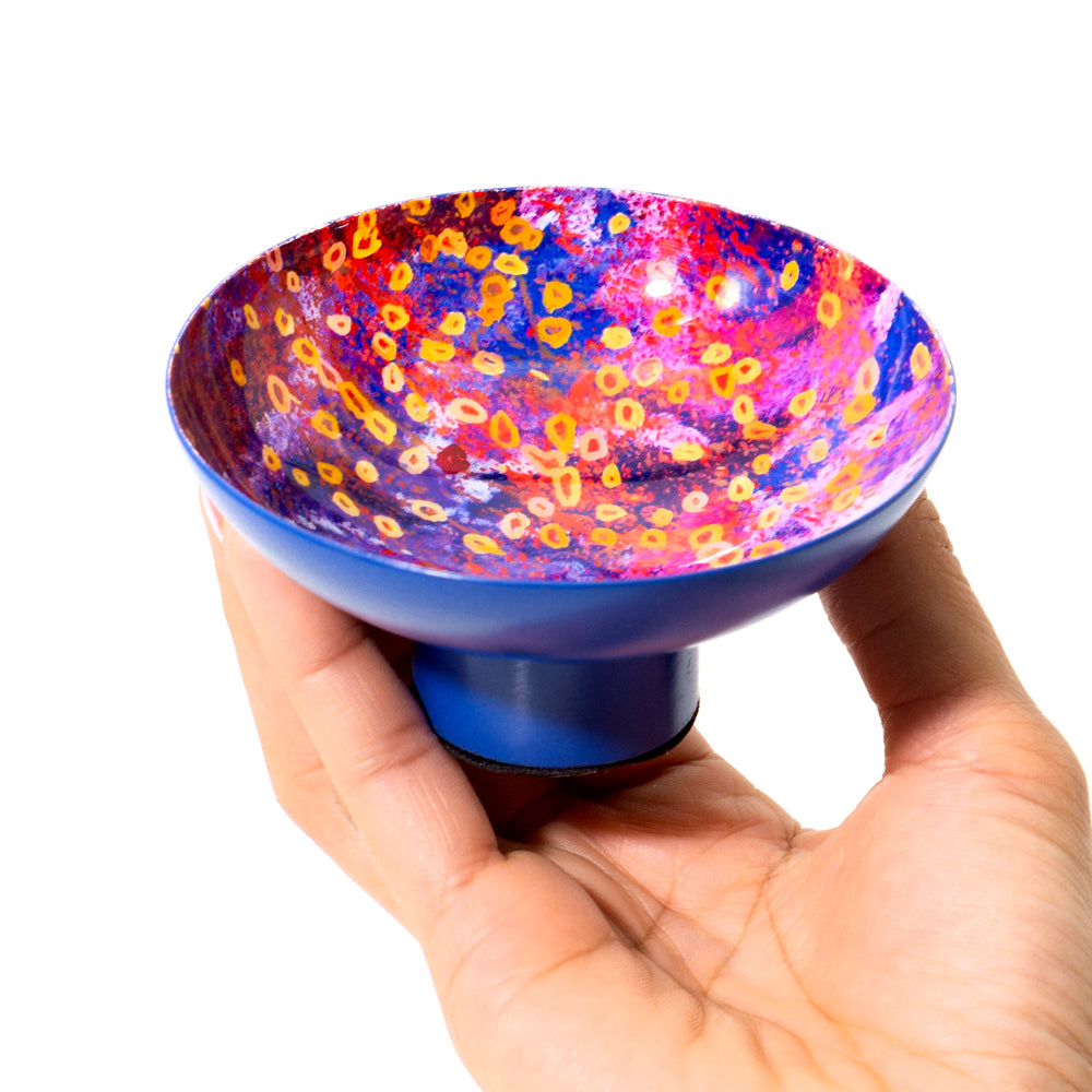 Small Powder Coated Bowl by Stephen Jupurrurla Nelson