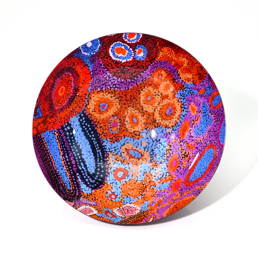 Large Powder Coated Bowl by Andrea Mimpitja Adamson