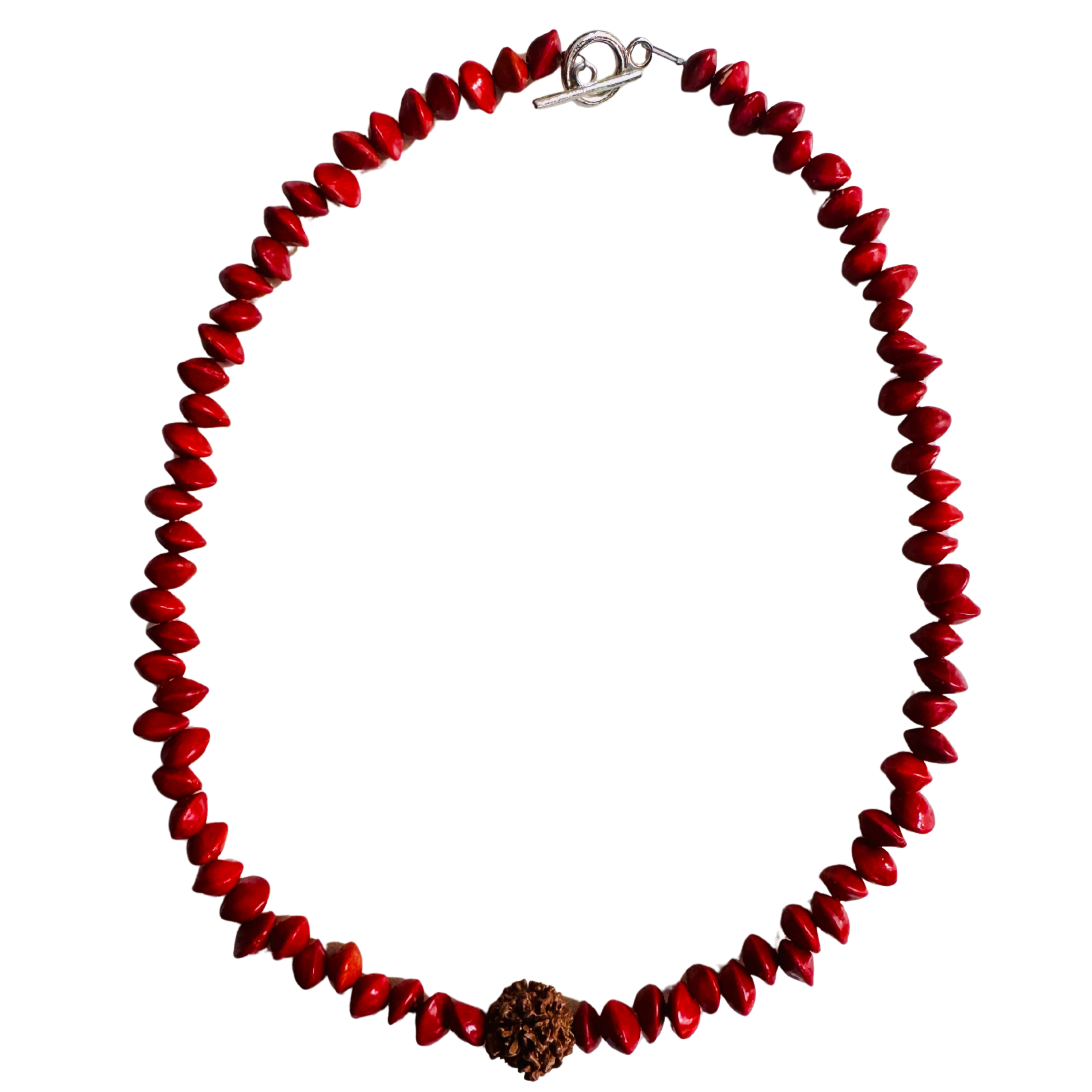 Sandlewood Seed Pendant Necklace by Michelle Weare