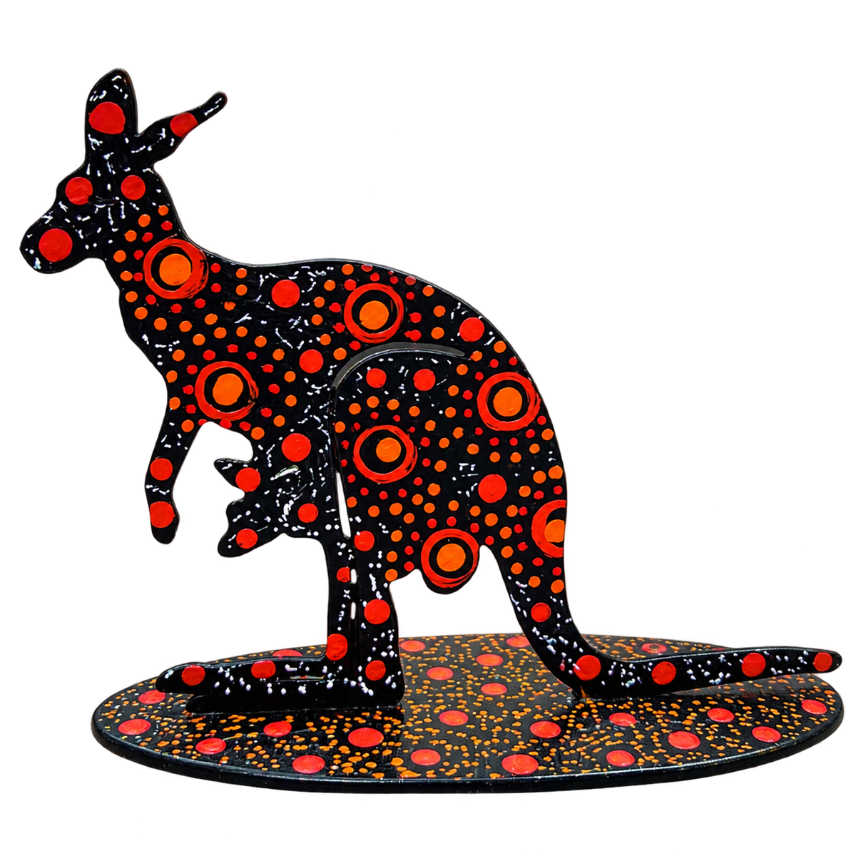 Kangaroo Metal Sculpture