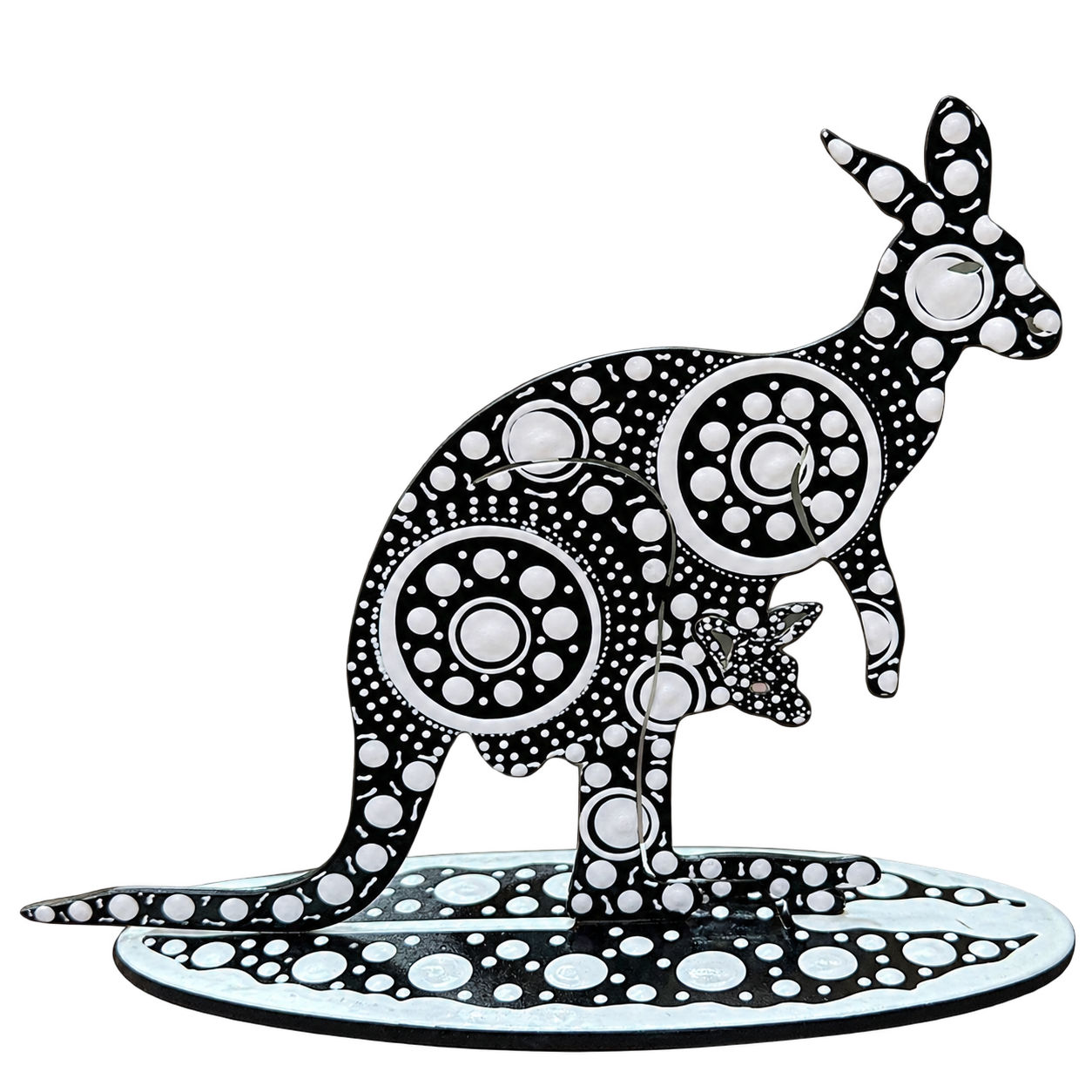 Kangaroo Metal Sculpture