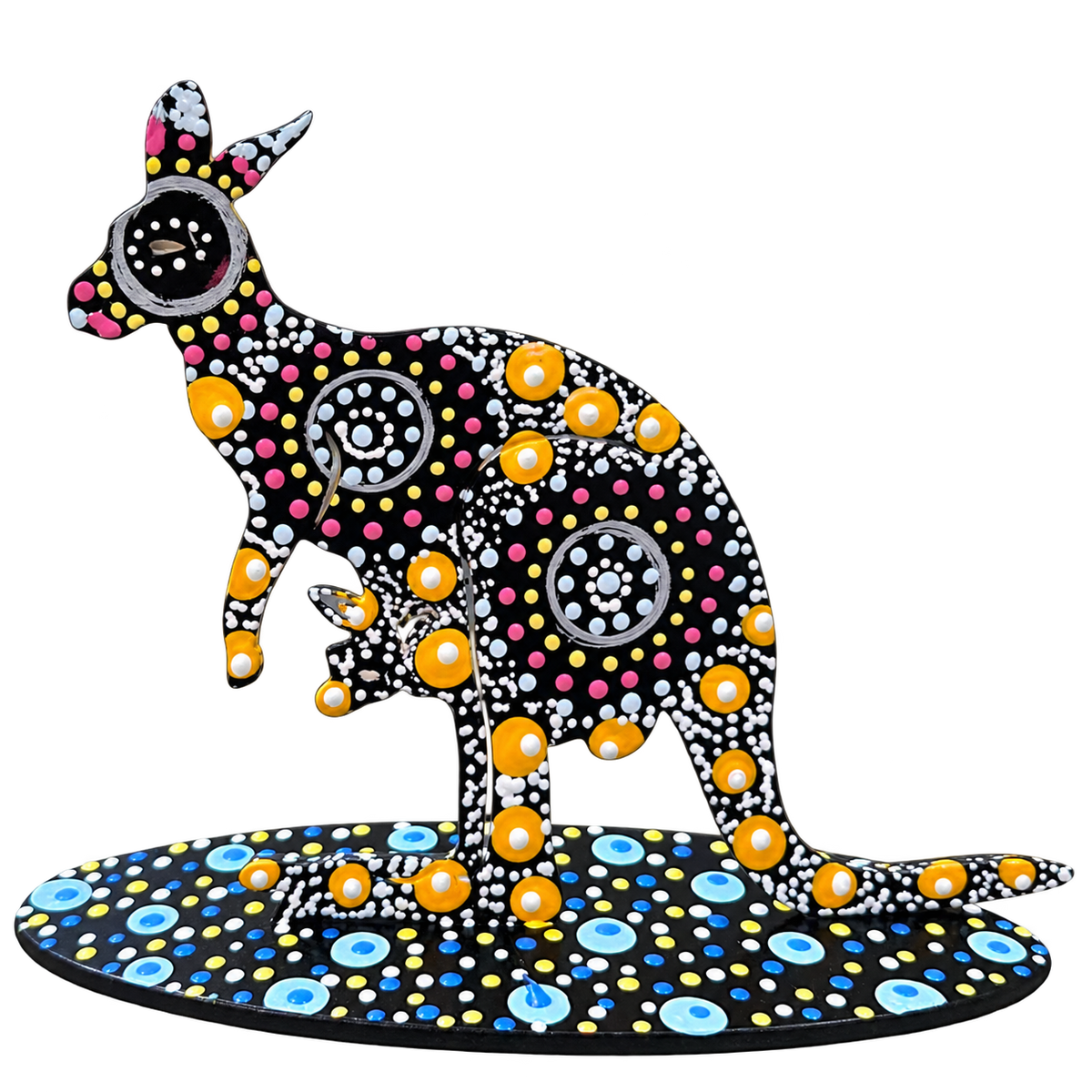 Kangaroo Metal Sculpture