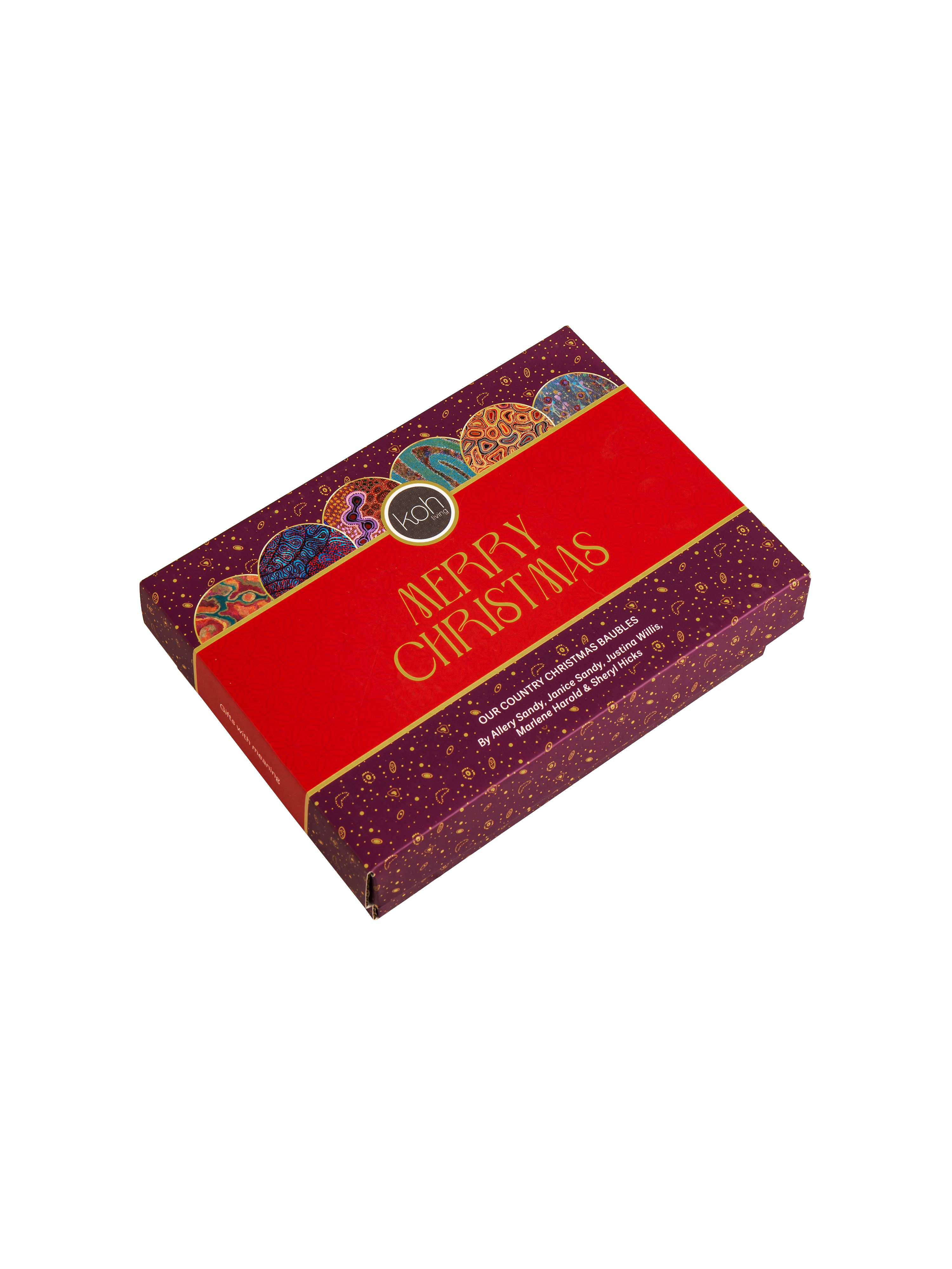 Aboriginal Our Country 6 Pack Mini Baubles
