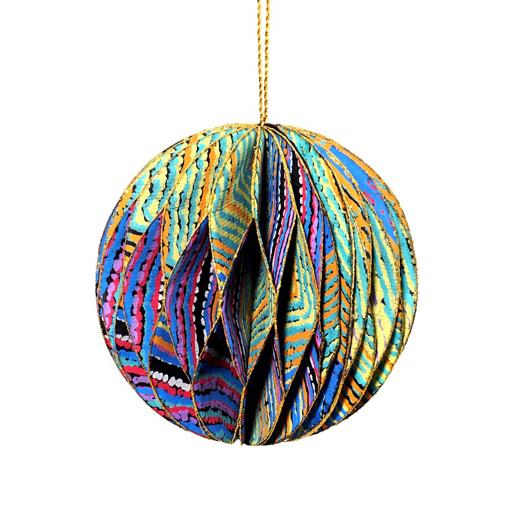 Honeycomb Christmas Ball by Liddy Walker