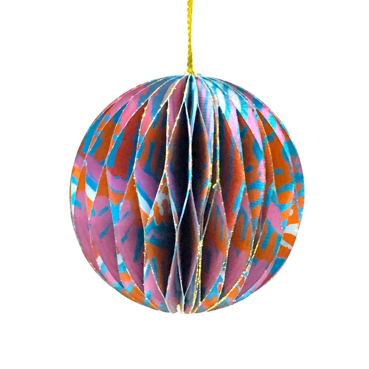 Honeycomb Christmas Ball by Murdie Morris