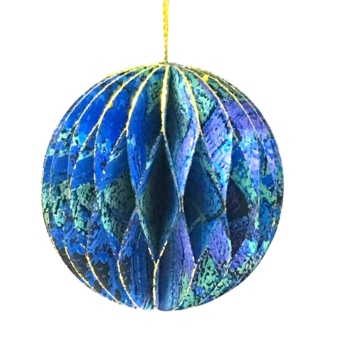 Honeycomb Christmas Ball by Theo Hudson