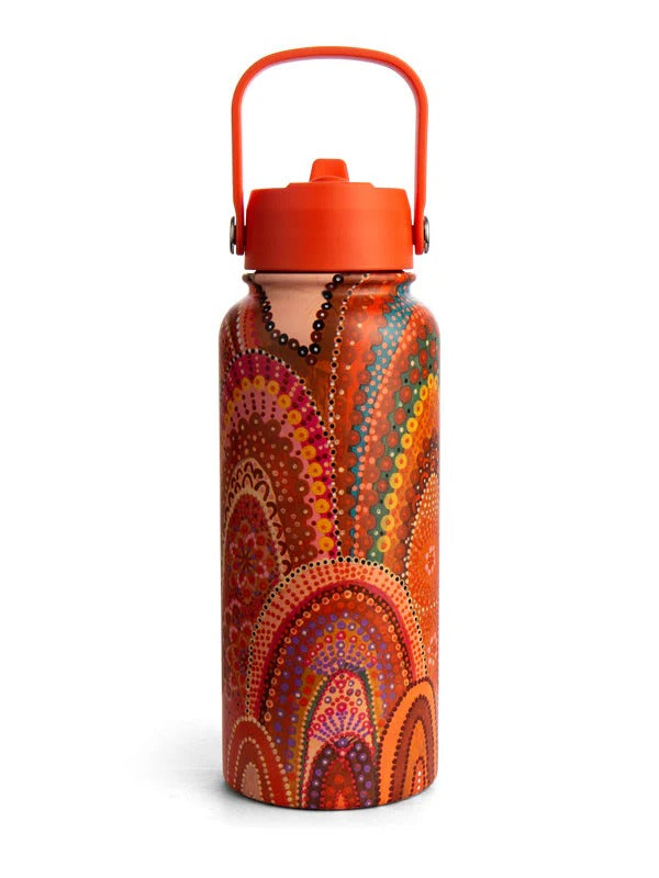 Aboriginal Home 1l stainless steel water bottle