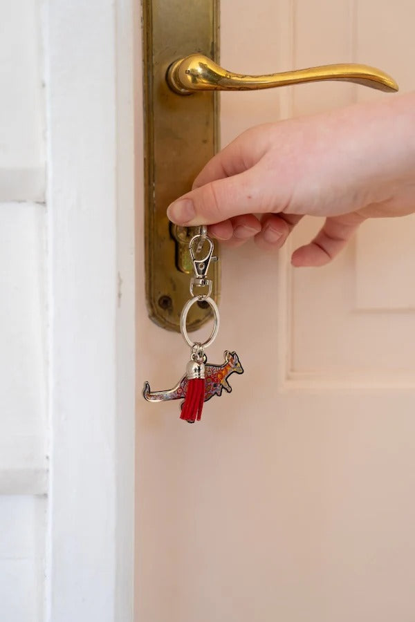 Aboriginal Grandmothers Country Kangaroo Keyring