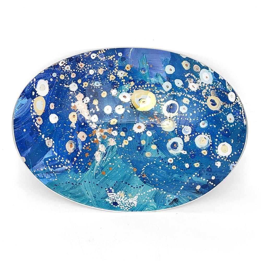 Janganpa Jukurrpa Boat Bowl