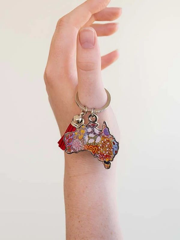 Aboriginal Grandmothers Country Australia Keyring