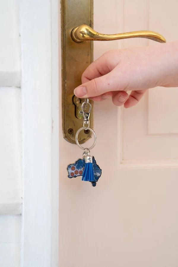 Aboriginal Seven Sisters Australia Keyring