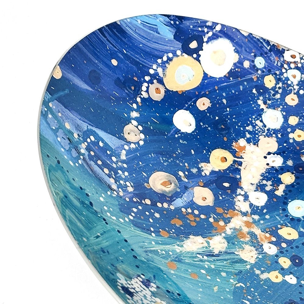 Janganpa Jukurrpa Boat Bowl