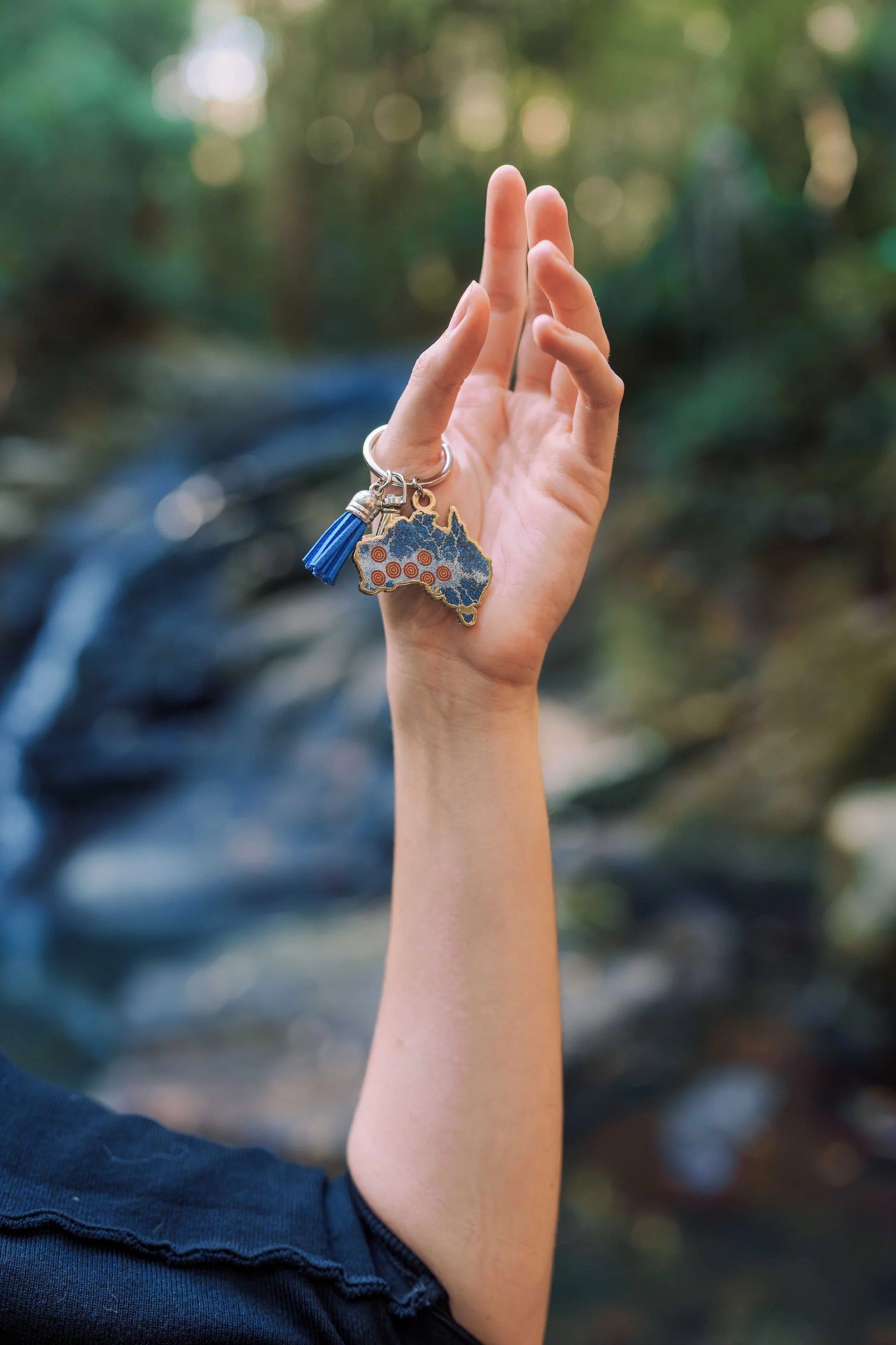 Aboriginal Seven Sisters Australia Keyring