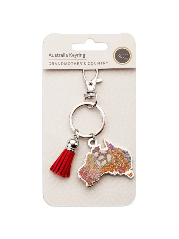 Aboriginal Grandmothers Country Australia Keyring