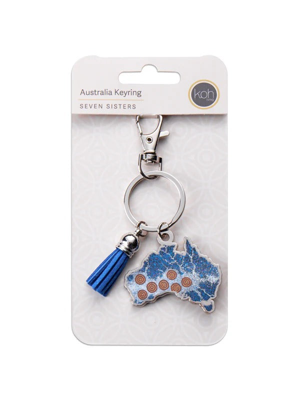 Aboriginal Seven Sisters Australia Keyring