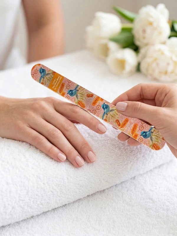 Aboriginal Blue Wren Nail File