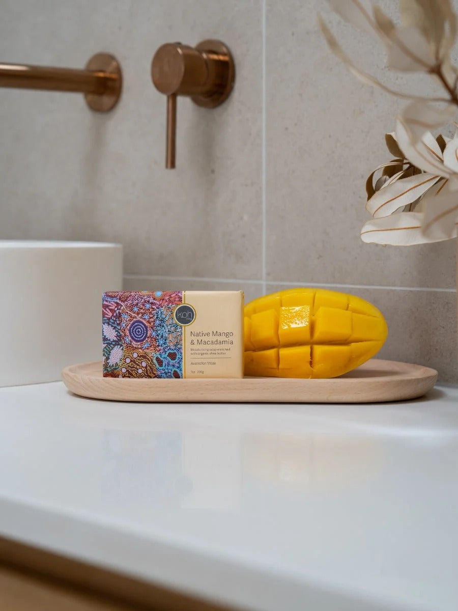 Aboriginal Scented Native Mango & Macadamia Soap