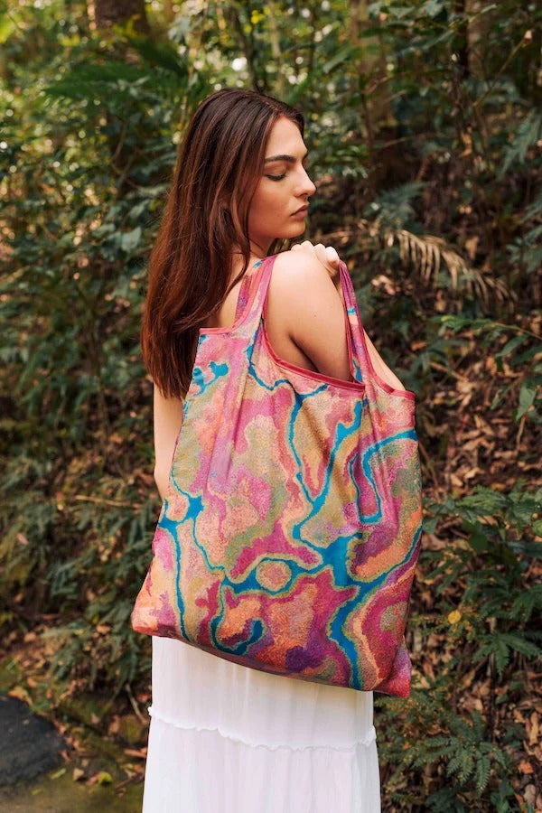 Aboriginal Pilbara Creeks Recycled Plastic Bottle Bag