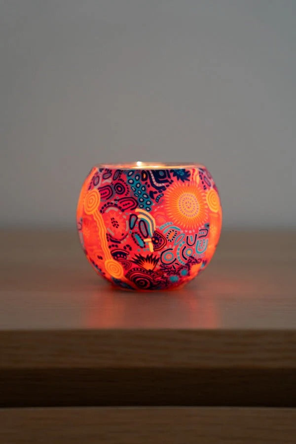 Aboriginal Women’s Love Story Tealight Candle Holder