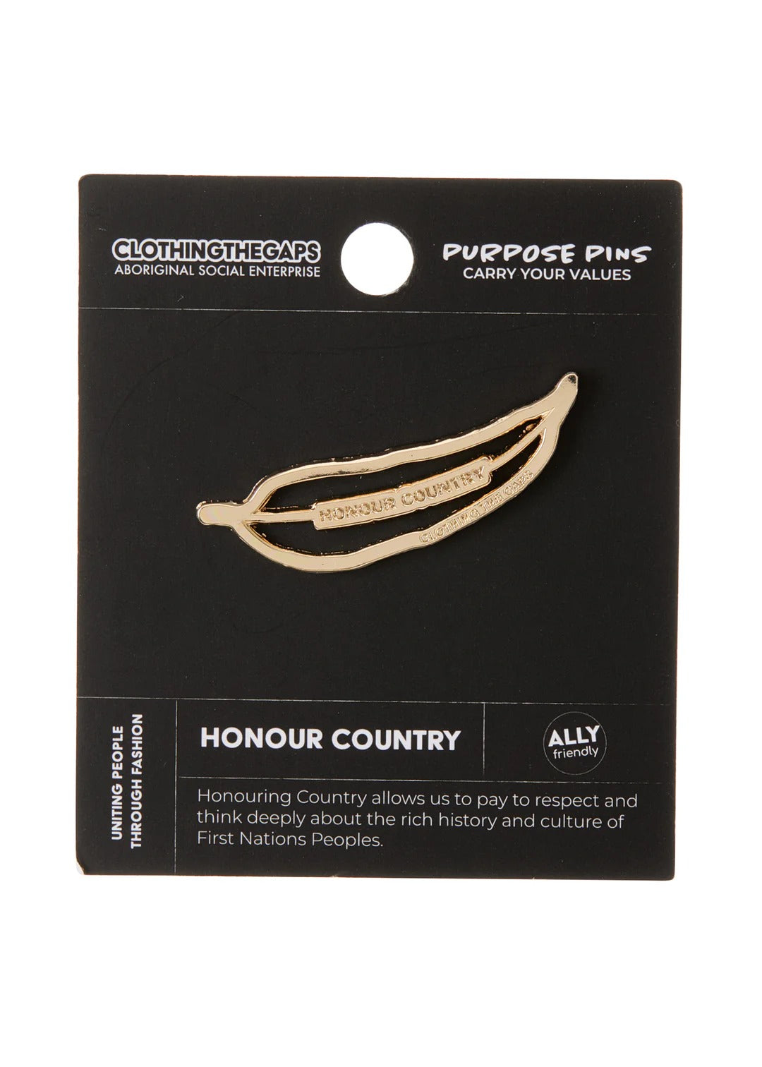 Honour Country Pin