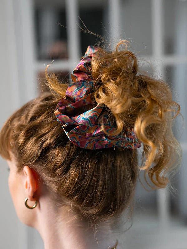 Aboriginal Pilbara Creeks Hair Scrunchie Large