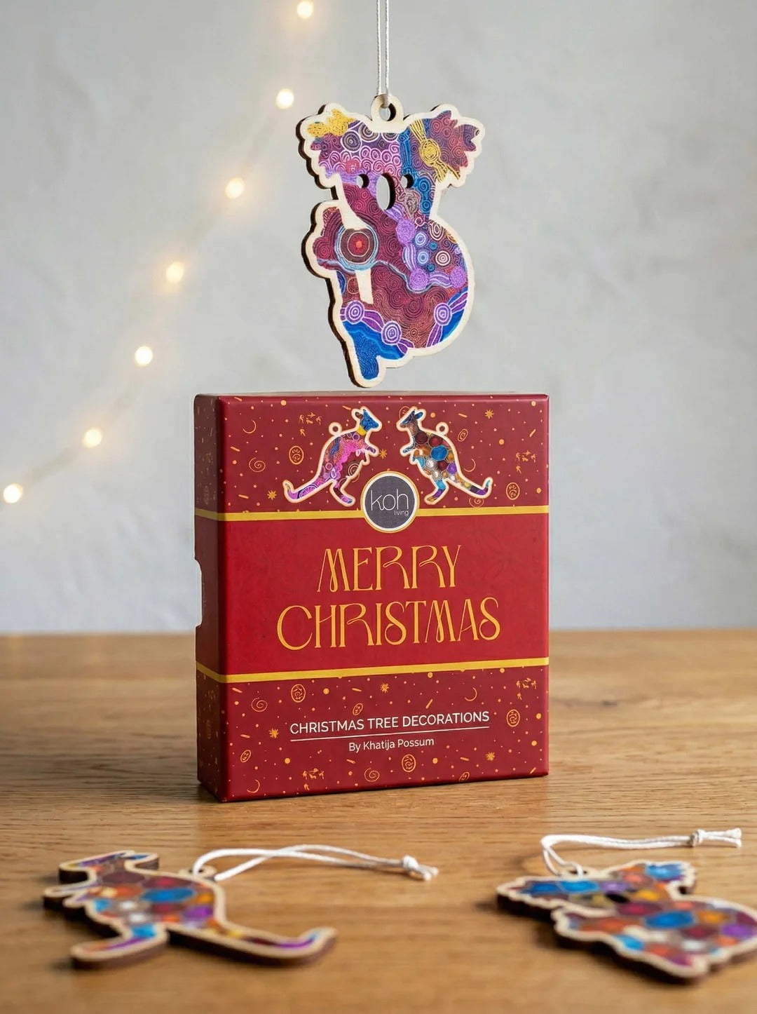 Aboriginal Mixed 4Pack Christmas Animal New