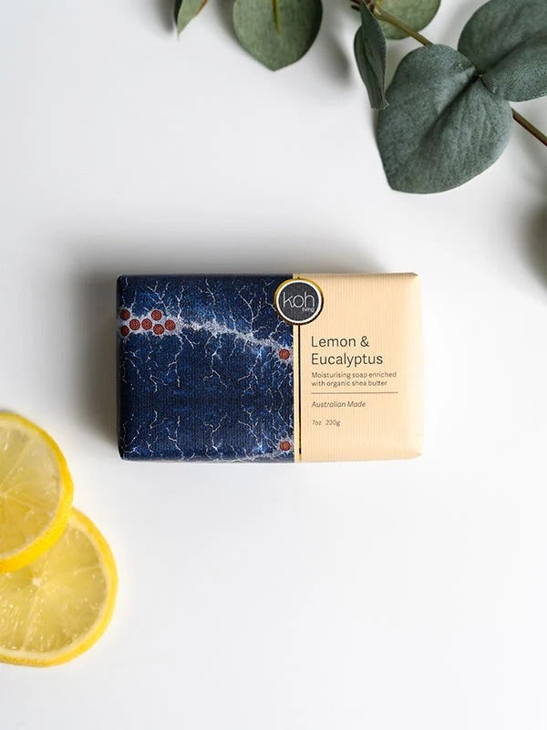 Aboriginal Scented Native Lemon & Eucalyptus Soap