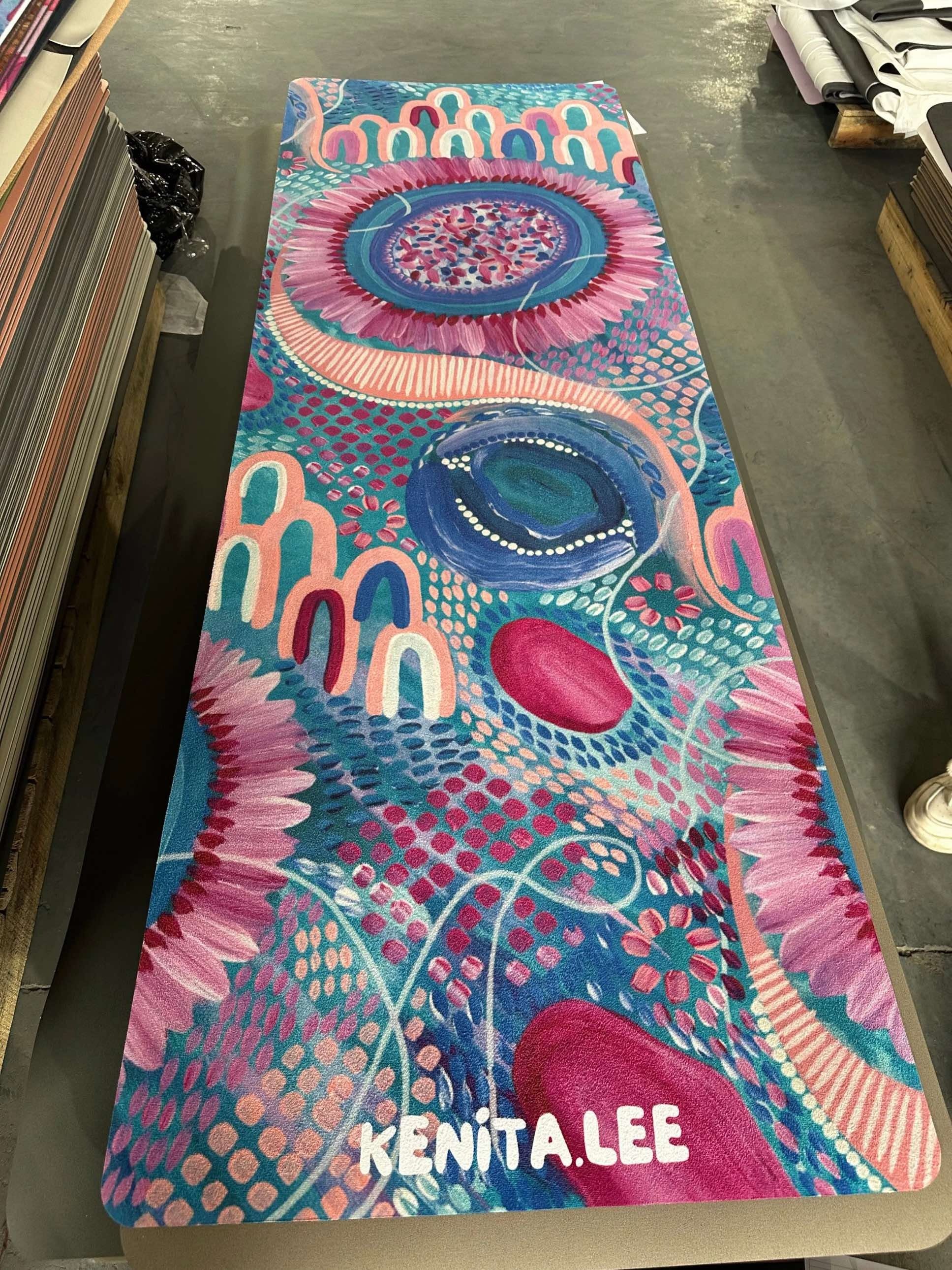 My Journey Yoga Mat by Kenita Lee