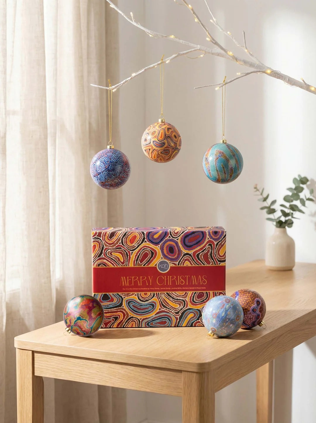 Aboriginal Our Country 6Pack Baubles New
