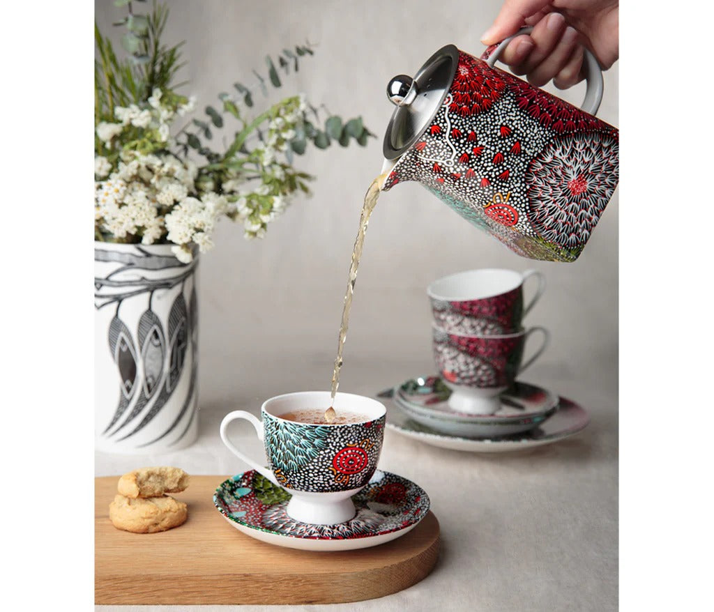 Coral Hayes Tea Pot