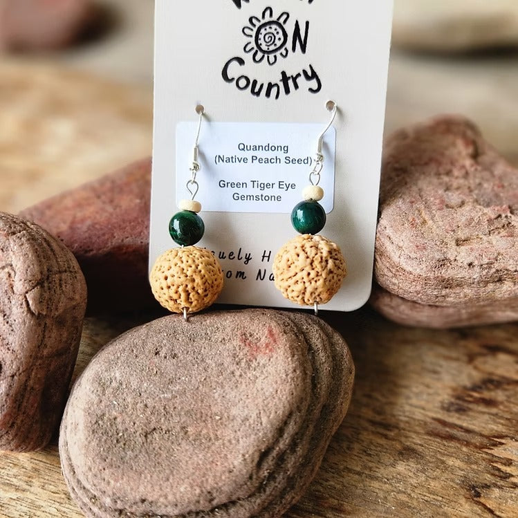 Aboriginal Quandong Earrings