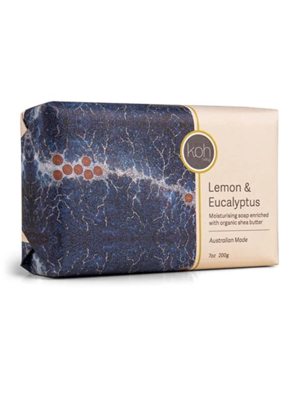 Aboriginal Scented Native Lemon & Eucalyptus Soap