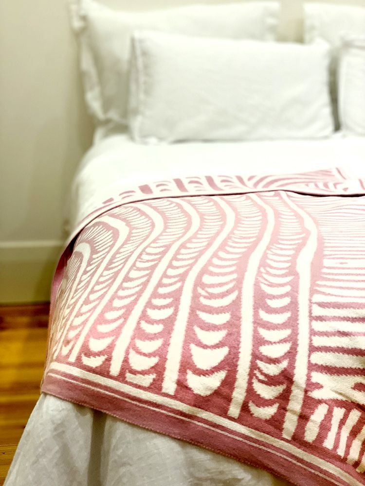 Baby Blanket 80 x 100cm Cotton (Pink)