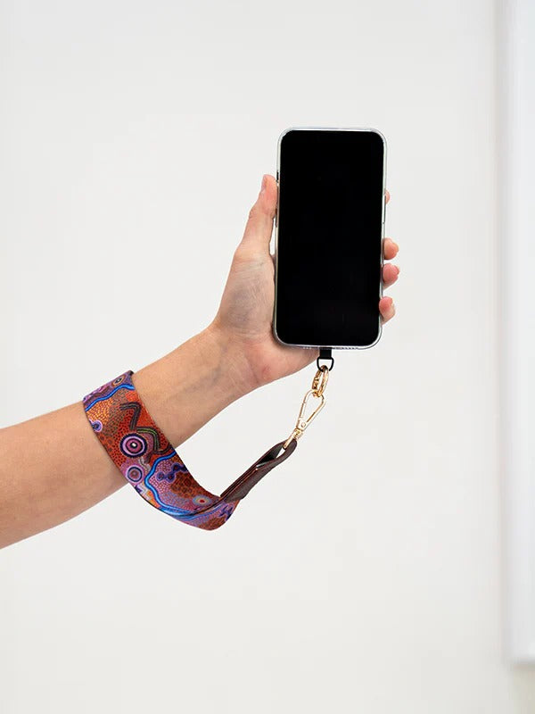 Aboriginal Our Country mobile phone lanyard strap